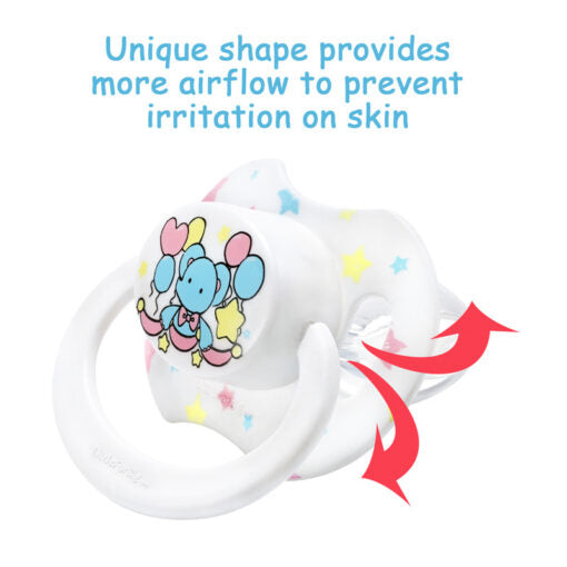 Gen2 BigShield Pacis White Little Circus Pattern-Elephant - myabdlsupplies