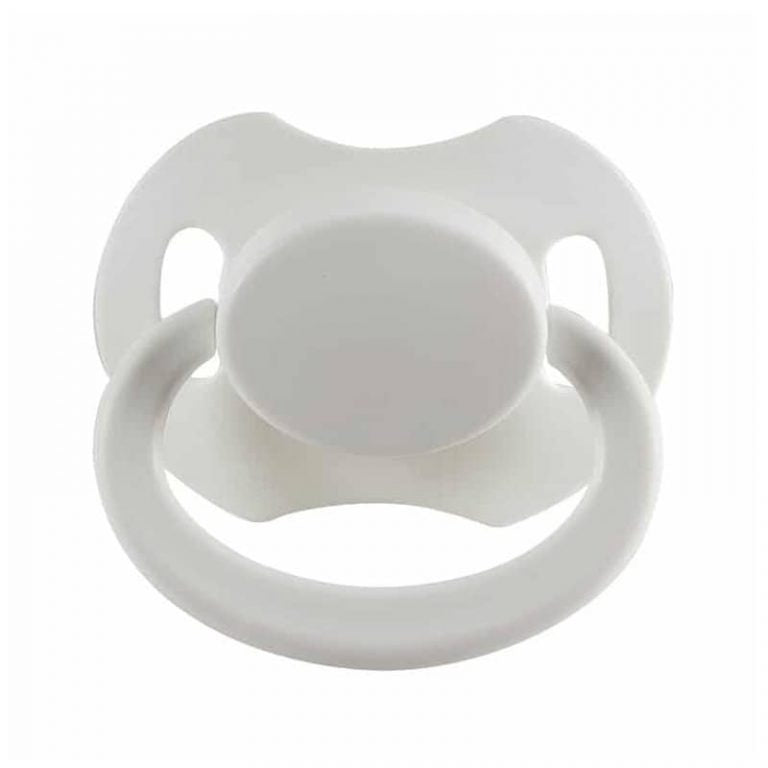 LittleForBig GEN 2 Adult Sized Pacifier White - myabdlsupplies