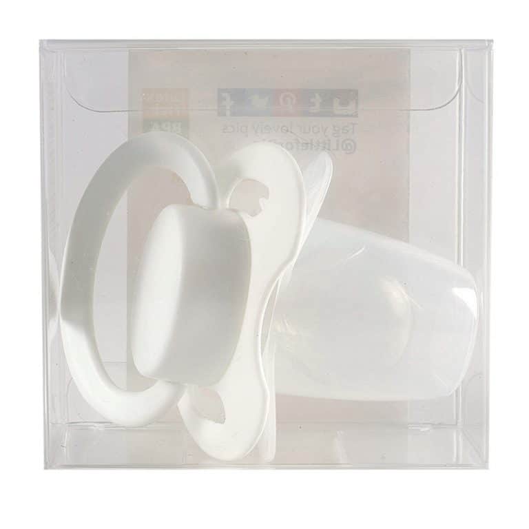 LittleForBig GEN 2 Adult Sized Pacifier White - myabdlsupplies