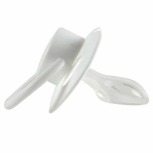 LittleForBig GEN 2 Adult Sized Pacifier White - myabdlsupplies