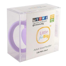 LittleForBig GEN 2 Adult Sized Pacifier Lavender - myabdlsupplies