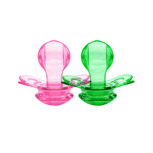 Candy Gloss Pacifers-Pink & Green Set GEN-3 - myabdlsupplies