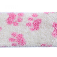 Cute Coral Fleece Thigh High Long Paws Patten Socks 2 Pairs-Pink Paws Set - myabdlsupplies