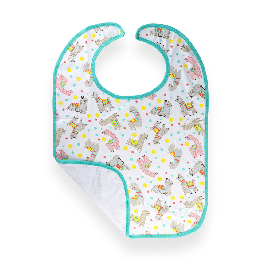 Alpaca Printed Adult Bib - myabdlsupplies