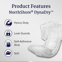 NorthShore DynaDry Supreme Pads MED - myabdlsupplies