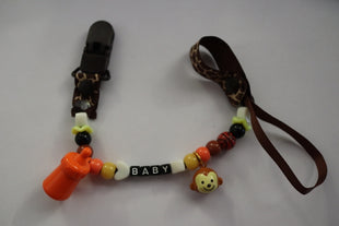 Pacifier Clip Monkey