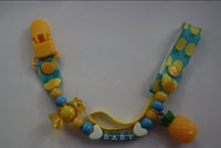 Pacifier Clip Sweet Pineapple - myabdlsupplies