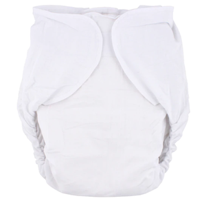 Omutsu Bulky Nighttime Cloth Diaper - White