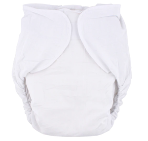 Omutsu Bulky Nighttime Cloth Diaper - White S/M - myabdlsupplies