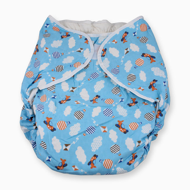 Bulky Nighttime Adult Cloth Diaper - Planes - myabdlsupplies