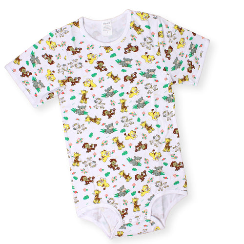 Short Sleeve Safari Onesie LRG - myabdlsupplies